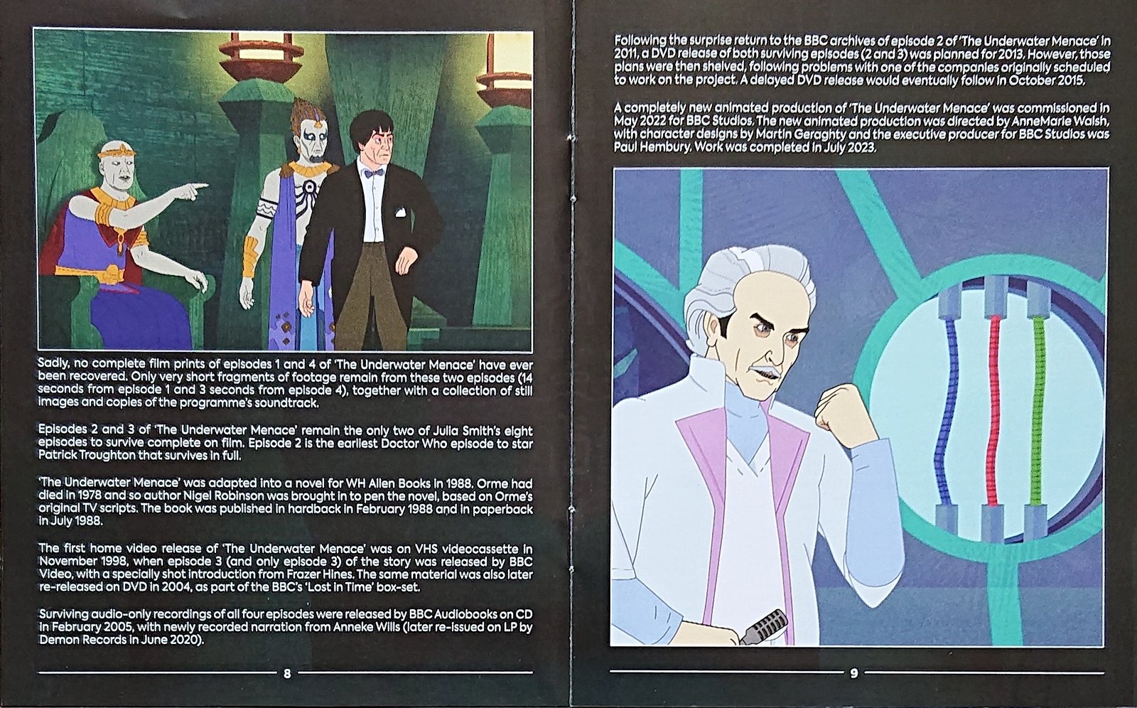 Inserts from BBCDVD 4560